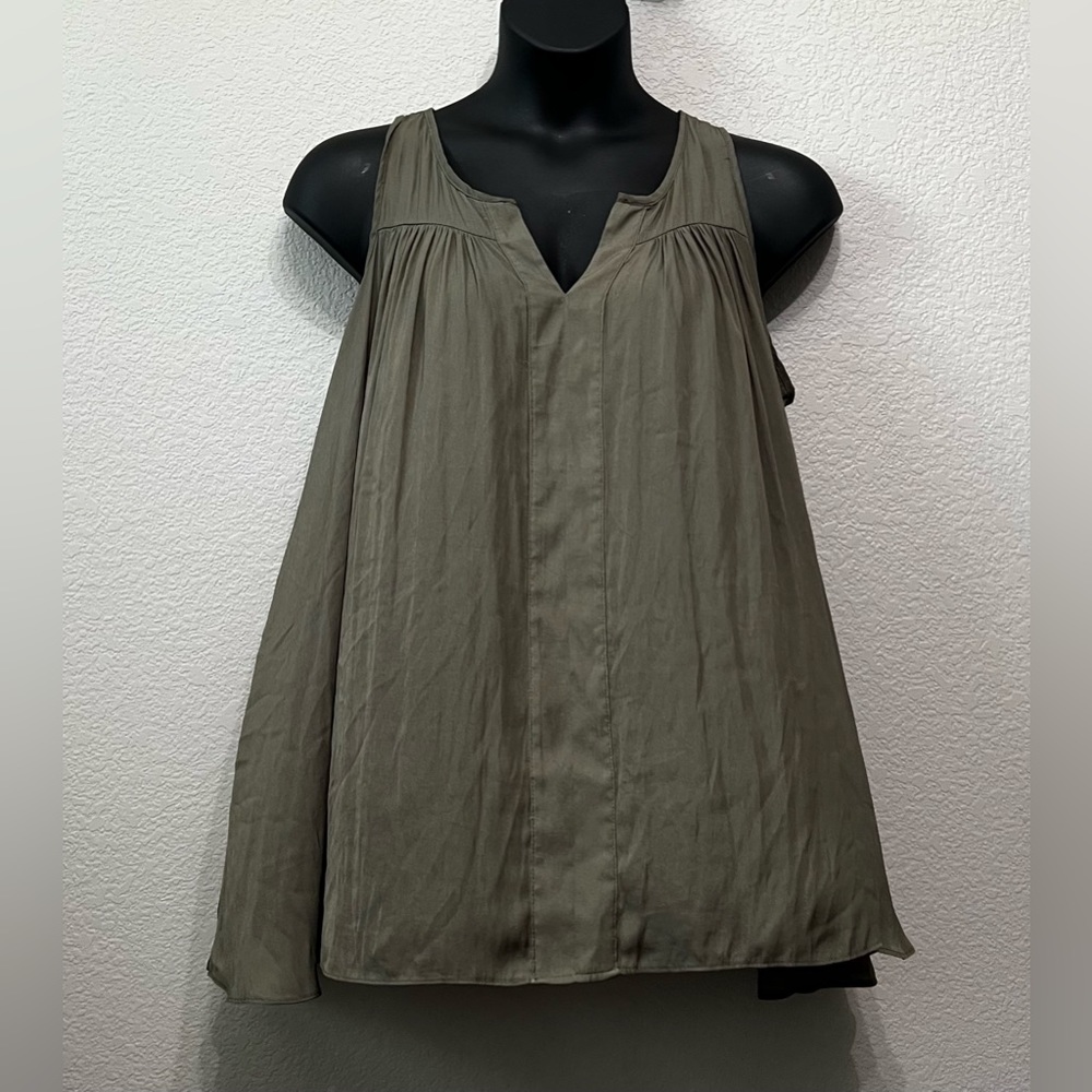 Green babydoll tank- size 16